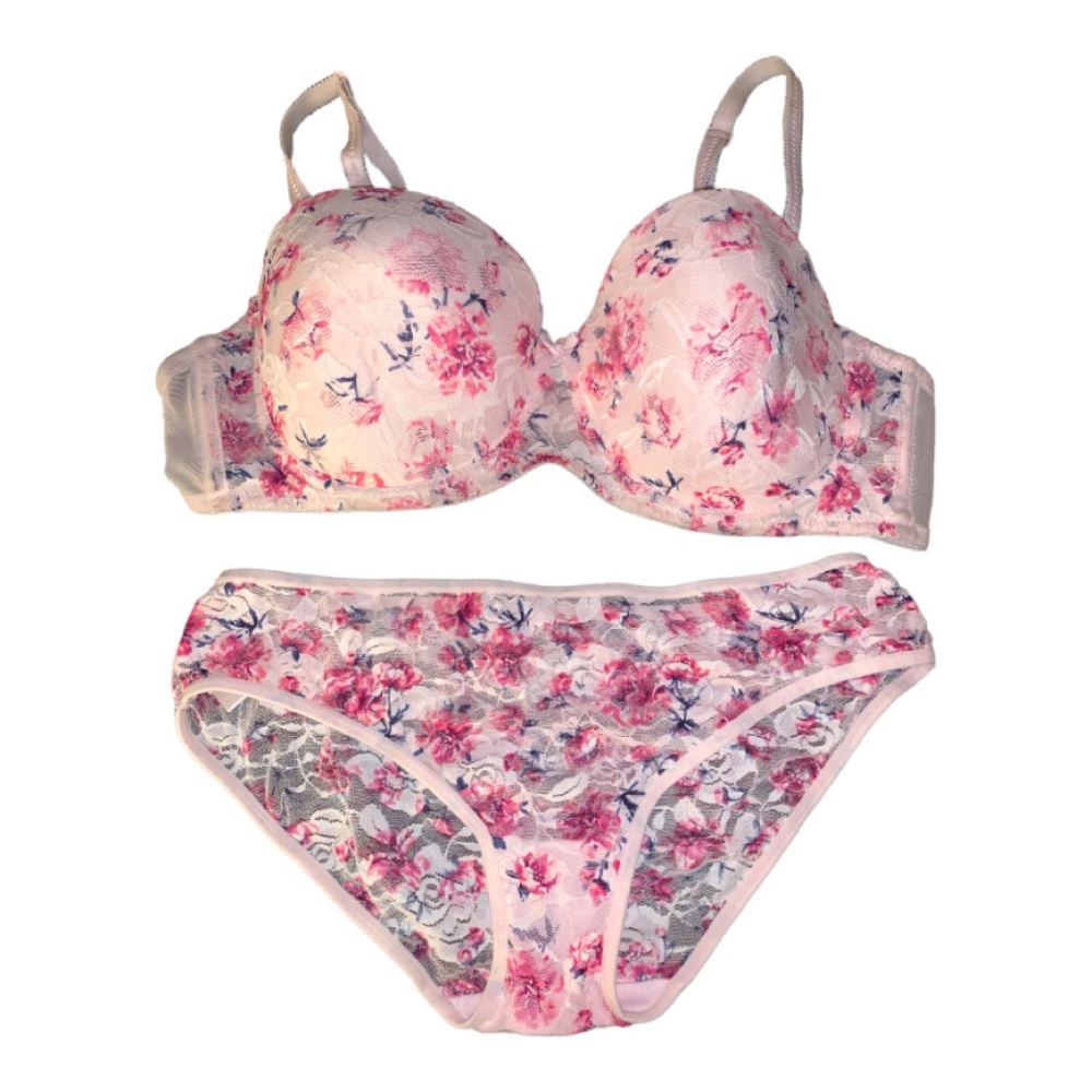 NEW floral Bra & Panty Set